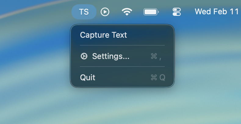 Text Shot screenshot